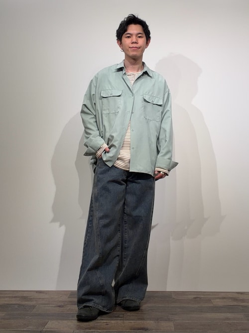 セール】F/Sダブルポケットロングスリーブシャツ（シャツ/ブラウス