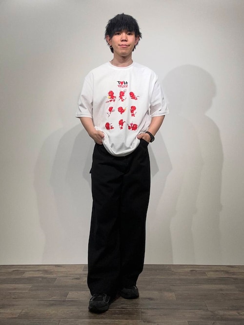 『別注』HOT STUFF×SENSE OF PLACE　 プリントTシャツ B