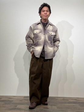 「SENSE OF PLACE by URBAN RESEARCH（センスオブプレイスバイアーバンリサーチ）のアイテム（その他パンツ）」を使った、kai0053さん（メンズ・166cm）の冬コーディネート
