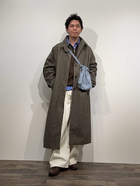 「アイテム（ショルダーバッグ）」を使った、kai0053さん（メンズ・166cm）の秋コーディネート