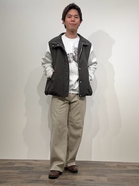 「SENSEOFPLACE」｜「アイテム（ジャケット/アウター）」を使った、kai0053さん（メンズ・166cm）の冬コーディネート