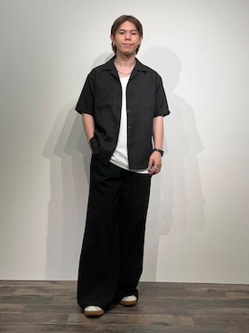 「半袖シャツコーデ」｜kai0053さん（メンズ・166cm）の夏コーディネート