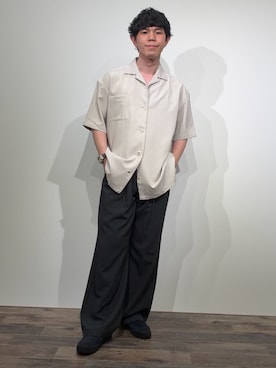 「SENSE OF PLACE by URBAN RESEARCH(センスオブプレイスバイアーバンリサーチ)のConverse CS LOAFER II SK(ローファー、ブラック系)」を使った、kai0053さん(メンズ・166cm)の春コーディネート