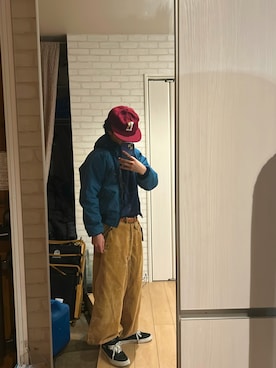 「EBBETS FIELD FLANNELS（エベッツフィールドフランネルズ）のアイテム」を使った、sousuke20101010さん（メンズ・162cm）の冬コーディネート