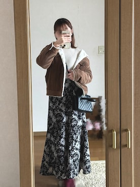 「INGNI（イング）のアイテム（その他アウター）」を使った、noa0223さん（レディース・160cm）の冬コーディネート