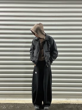 「アイテム（チャーム）」を使った、倉庫さん（メンズ・175cm）の秋コーディネート