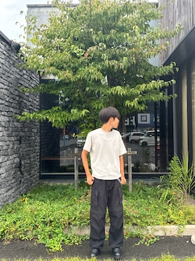 「アイテム（カーゴパンツ）」を使った、倉庫さん（メンズ・175cm・10代）の夏コーディネート