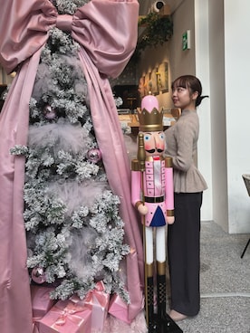 「NICE CLAUP（ナイスクラップ）のアイテム」を使った、hatsuneさん（レディース・154cm）の冬コーディネート