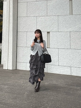 「Olu.（オルドット）のアイテム」を使った、hatsuneさん（レディース・154cm）の冬コーディネート