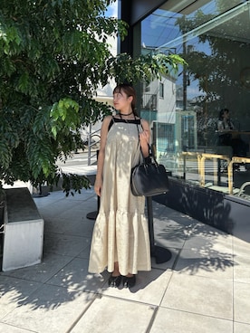 「r.（アールドット）のアイテム」を使った、hatsuneさん（骨格ストレート・レディース・154cm）の夏コーディネート
