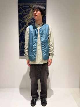 「LAVENHAM（ラベンハム）のアイテム」を使った、Lavenham ミント神戸さん（メンズ・168cm）の春コーディネート