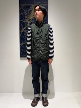 「LAVENHAM（ラベンハム）のアイテム」を使った、Lavenham ミント神戸さん（メンズ・168cm）の春コーディネート