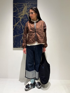 「イギリス」｜Lavenham ミント神戸さん（レディース・163cm）の春コーディネート