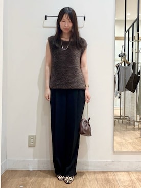 「アイテム（タンクトップ）」を使った、MIYAKEさん（レディース・153cm）の秋コーディネート