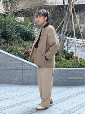 「LAVENHAM（ラベンハム）のアイテム」を使った、Lavenham　ニュウマン高輪さん（メンズ・172cm）の春コーディネート