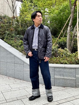 「LAVENHAM（ラベンハム）のアイテム」を使った、Lavenham　ニュウマン高輪さん（メンズ・170cm）の春コーディネート