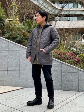 「LAVENHAM(ラベンハム)のアイテム」を使った、Lavenham ニュウマン高輪さん(メンズ・170cm)の春コーディネート
