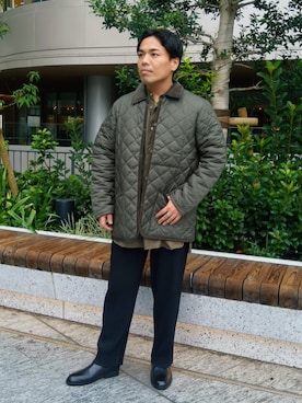 Lavenham　ニュウマン高輪さん（メンズ・170cm）の秋コーディネート