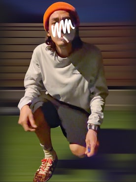 クソテキトーさん（メンズ・50cm）の春コーディネート