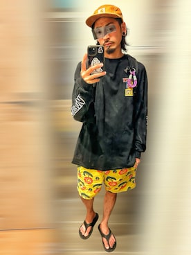 クソテキトーさん(メンズ・170cm)の夏コーディネート