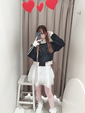 「アイテム（ブルゾン）」を使った、あかりさん（レディース・152cm・20代）の夏コーディネート