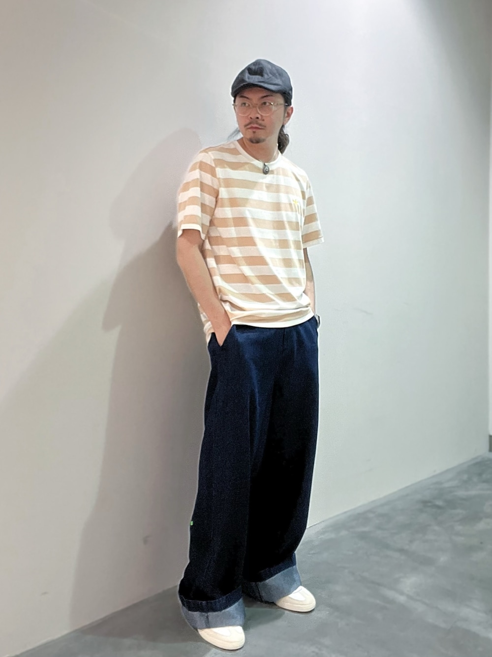 【adidas Originals】Stripe Tシャツ ボーダー柄 半袖 セール】'80s ルーズ ストライプ 半袖Tシャツ / アディダス