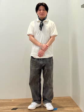 「スタンスミス」｜SKさん（メンズ・156cm）の春コーディネート