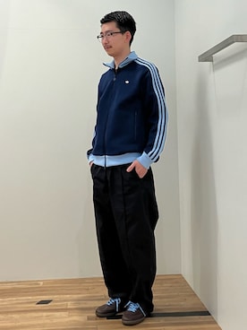 「サンバ」｜「アイテム（ジャケット/アウター）」を使った、KKさん（メンズ・175cm）の冬コーディネート