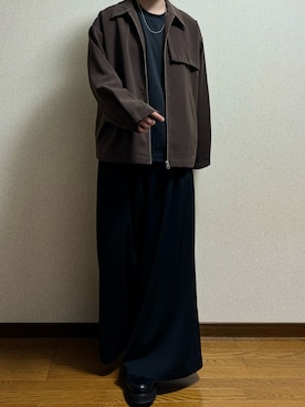 「RAGEBLUE（レイジブルー）のアイテム（ブルゾン）」を使った、Taiさん（メンズ・175cm）の春コーディネート