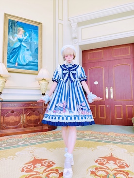 「しまむら（シマムラ）のアイテム（ハンチング/ベレー帽）」を使った、Asさん（レディース・158cm）の夏コーディネート