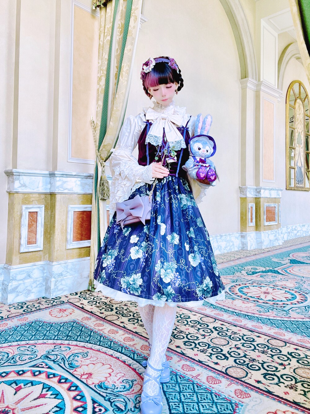 ロリータジャンパースカート♡お出かけ女子会に最適な華やかな