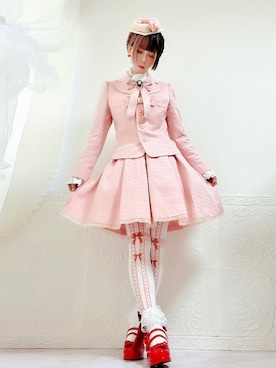 「BODYLINE（ボディライン）のアイテム」を使った、Asさん（レディース・158cm）の春コーディネート