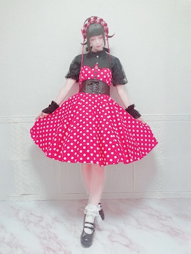 「BODYLINE（ボディライン）のアイテム」を使った、Asさん（レディース・158cm）の夏コーディネート