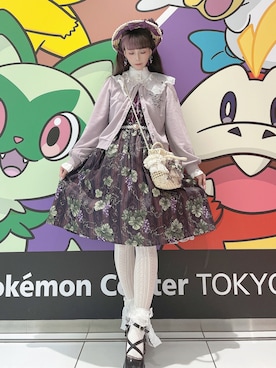 「axes femme（アクシーズファム）のアイテム（カーディガン/ボレロ）」を使った、Asさん（レディース・158cm）の春コーディネート