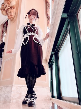 「夢展望（ユメテンボウ）のアイテム（ワンピース/ドレス）」を使った、Asさん（レディース・158cm）の春コーディネート