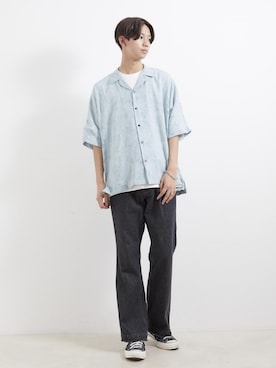 岸　悠太さん（メンズ・182cm）の春コーディネート