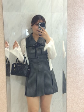 「ミニワンピース」｜HIROMI さん（レディース・163cm）の夏コーディネート
