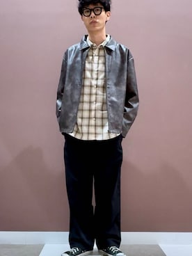 Aoshimaさん（メンズ・179cm）の秋コーディネート