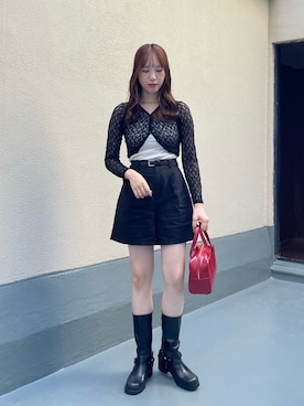 「nomnom（ノムノム）のアイテム」を使った、bitaさん（レディース・162cm）の秋コーディネート