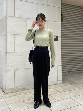 「CLEIO（クレイオ）のアイテム」を使った、bitaさん（骨格ストレート・レディース・162cm）の秋コーディネート