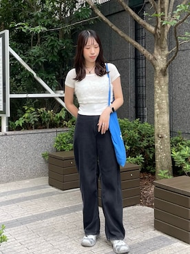 「nomnom（ノムノム）のアイテム」を使った、bitaさん（レディース・162cm）の夏コーディネート