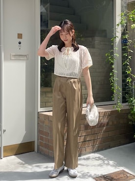 「CLEIO（クレイオ）のアイテム」を使った、bitaさん（レディース・162cm）の春コーディネート