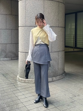 「CLEIO（クレイオ）のアイテム」を使った、bitaさん（レディース・162cm）の冬コーディネート