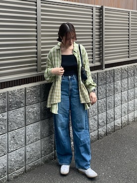 「グリーン」｜bitaさん（レディース・163cm）の春コーディネート