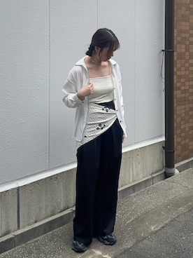 「BONLECILL（ボンルシール）のアイテム」を使った、bitaさん（レディース・163cm）の春コーディネート