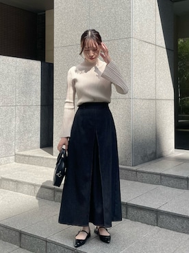「CLEIO（クレイオ）のアイテム」を使った、bitaさん（骨格ストレート・レディース・162cm）の秋コーディネート