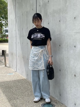 「GERMAN TRAINER（ジャーマントレーナー）のアイテム」を使った、bitaさん（骨格ストレート・レディース・162cm）の夏コーディネート