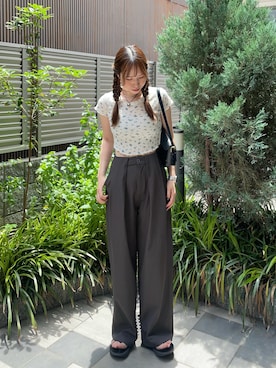 「アイテム（ネックレス）」を使った、bitaさん（レディース・162cm）の夏コーディネート