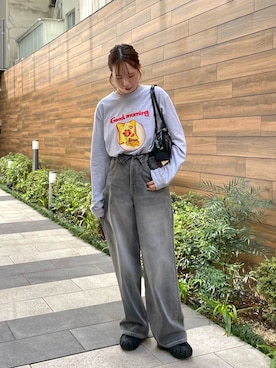 「nomnom（ノムノム）のアイテム」を使った、bitaさん（レディース・162cm）の秋コーディネート