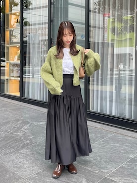 「CLEIO（クレイオ）のアイテム」を使った、bitaさん（レディース・162cm）の冬コーディネート